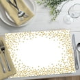 thumbnail image 3 of CounterArt "Gold Confetti" 24-Sheet Premium Paper Placemats, 3 of 6
