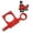 Red, variant on Adjustable Faucet Handle Lock, Childproof Water Tap Safety Guard, Universal Fit for Kitchen/Bathroom, Toddler Proofing, 7.1" Length(Black)