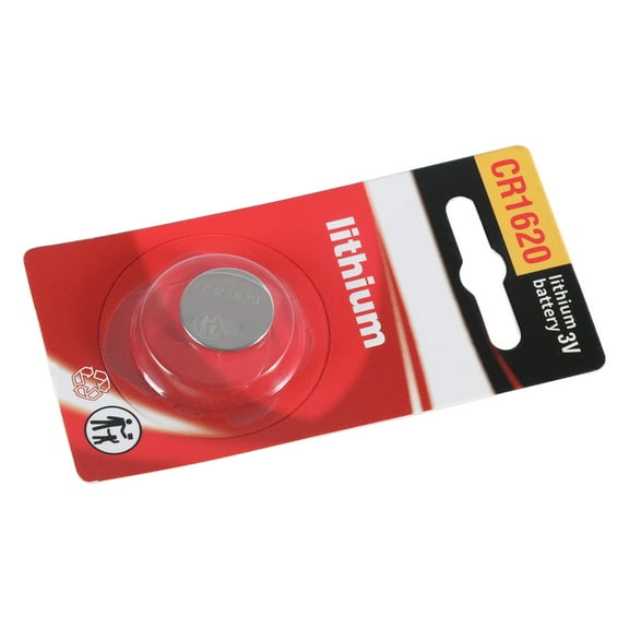 AOOOWER CR1620 Coin Cell Battery 3V Single Pack, Lithium Button Cell for Toys, Remotes,