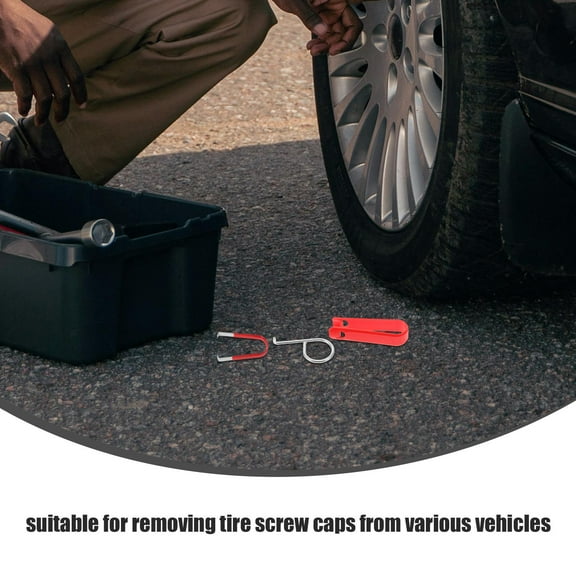 IDEANATEGRATE 3Pcs Lug Nut Block Removal Tool Set for Wheel Hub Bolt Nut Cover Iron Plastic