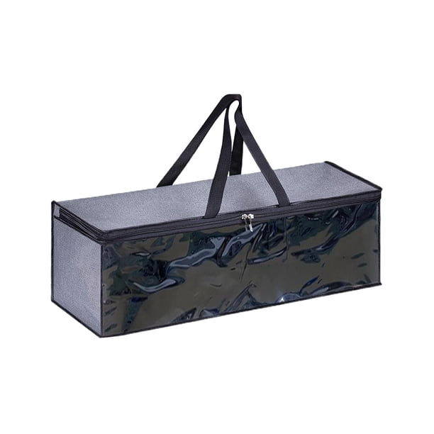 Estuche organizador para sombreros, bolsa de almacenamiento para gorras, transparente, duradero con asas de transporte para sombreros Bolsa
