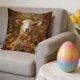 thumbnail image 5 of Funda de almohada con temática de Pascua, suave y decorativa, ideal para decorar el hogar, la sala de estar, el dormitorio, el sofá o el coche, de poliéster de 45 x 45 cm., 5 of 6