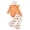 v#3296Orange3167, variant on Rggeeun Halloween Girls Sets Ruffle Baby Bodysuit Baggy Sweatpants Bow & Hairband Matching Sets Outdoor Play Sweet,Orange,0-3 Months
