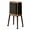 Black, variant on AOOOWER Space Efficient Wheeled Trash Can With Flexible Wheels and Smooth Lid Modern Design For Office