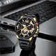 thumbnail image 2 of Reloj deportivo Curren 8395 para hombre, color dorado, acero inoxidable, 2 of 5