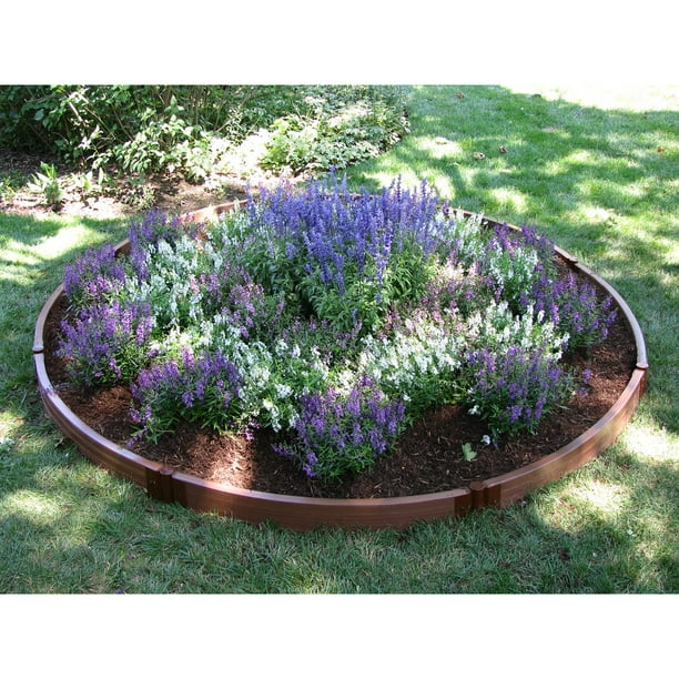 Frame It All 1 Inch Series Composite Circle Raised Garden Bed Kit