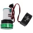 thumbnail image 3 of Mini voltímetro digital amperímetro 22 mm redondo Ac 50-500v 0-100a (verde) Afortunado Sencillez, 3 of 5