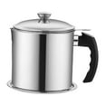 thumbnail image 2 of Abbracc Bacon Container Small Oil Pot Stainless Steel Oil Storage Pot Can, 2 of 9