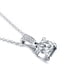 thumbnail image 3 of Collar de diamantes con colgante de circonita, elegante y con estilo, para mujer., 3 of 9