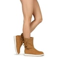 thumbnail image 6 of Women's Cozy Lace Up Round Toe Bootie 19857, 6 of 6