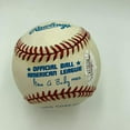 thumbnail image 2 of 1996 Derek Jeter Rookie Signed Official American League Baseball JSA COA, 2 of 4