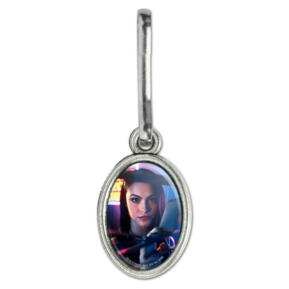 Riverdale Veronica Character Antiqued Oval Charm Clothes Purse Suitcase Backpack Zipper Pull Aid