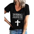 thumbnail image 1 of Easter Women's Cross And Letter Print Top, 1 of 2