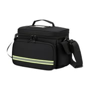 Yinanstore Empty First Aid Bag Emergency Kits Organizer Adjustable Strap Medical Storage Bag Emergency Supplies Pouch for Car Hiking Gym Single Layer