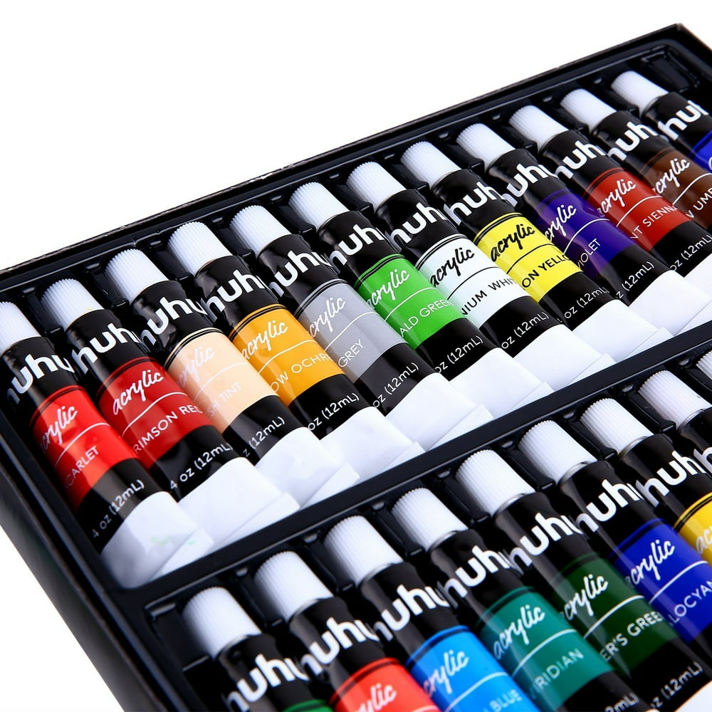 Acrylic Paint Set, 24 Colors of Ohuhu Artist's Acrylic Painting Kit