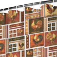 thumbnail image 3 of Patchwork Chicken Pattern Shower Curtain 84"x72" ,Bathroom Decorative Shower Curtains Set with 12 Hooks,Modern Waterproof Washable Shower Curtain, 3 of 6