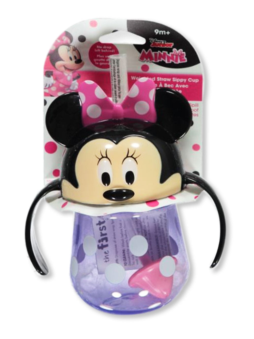 Minnie Mouse The First Years Disney Straw Trainer Sippy Cup 