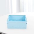 thumbnail image 4 of DEEPCRAFF 4Pcs Stackable Plastic Storage Bins Assorted Color Folding Crates for Home and Office Storage, 4 of 8