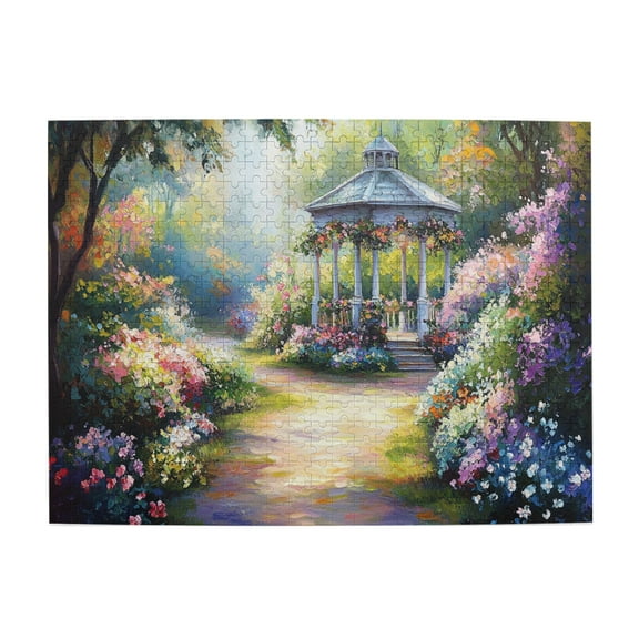 500 PCS 500 Piece Puzzle For Adults Fantasy Garden,Vibrant Colors,Like Being There In Person,Unique And Beautiful Design,Charm Wooden Jigsaw Puzzles,Ideal For Relaxation And Family Fun