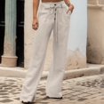 thumbnail image 3 of Vedolay Wide Leg Jeans for Women High Waist Wide Leg Baggy Streetwear Fashion Denim Jeans,Beige S, 3 of 4