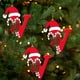 thumbnail image 5 of Colgante de árbol de Navidad de acrílico 2D con letras | Juego de 26 adornos con iniciales del alfabeto para decoración navideña, 5 of 6