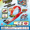 thumbnail image 3 of Bewildely Juego de pistas para niños, coches de juguete para montar con pista, fácil de guardar, sencillo y duradero, ideal para dormitorio Kits de construcción modelo, 3 of 6