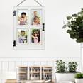 thumbnail image 5 of Excello Global Products EGP-HD-0140 Vintage Farmhouse Window Collage Picture Frames, Rustic Distressed Wall Hanging Wooden Picture Frames, Holds Four 4" x 6" or 5" x 7" Photos, White, 5 of 5