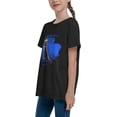 thumbnail image 2 of Jean Michel Basquiat t Shirts for Kids Comfortable Teen Graphic Boys Girls Short Sleeve T-Shirt, 2 of 5