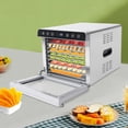 thumbnail image 3 of Food Dehydrator,Stainless Steel Fruit and Meat Dryer,Kitchen Food Dehydrator with 8 Trays Dry Vegetables,Fruits,Beef Jerky,Meat,700W (8 Trays), 3 of 7