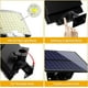 thumbnail image 5 of Luces solares para exteriores, 106 luces LED de 3000 lm con sensor de movimiento solar con control remoto, luces de pared de seguridad solares LED de anochecer a amanecer con cabina de 16,5, 5 of 5