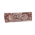 thumbnail image 2 of Linyer Exquisite Sports Headband Adjustable Multicolor Vintage Style Face Wash Headband Printing Valentines Day accessories for women Coffee, 2 of 4