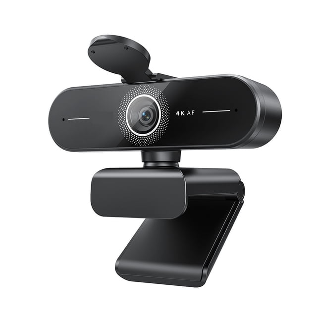 4K/1080P Webcam For PC/Computer PDAF Auto Focus Video Camera With Dual Mics Web Camera Works For Zoom/Teams ,Easy to Operate