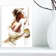 thumbnail image 2 of Designart Fashion Woman Canvas Wall Art, 2 of 4