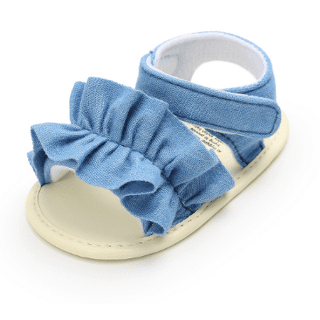 

Amuver Baby Fashion Sandals Polka Dot Plaid Bowknot Decorated Casual Flat Breathable Walking Shoes