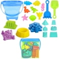 thumbnail image 6 of Kids Beach Toys 22 Piece Complete Beach Toy Set With Multiple Sand Play Tools Shovels Molds And Accessories Portable Sand Castle Building Kit For Toddlers Outdoor Summer Fun, 6 of 6