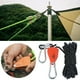 thumbnail image 4 of Cuerda de viento de tienda Zulema Cuerda de trinquete Ajustable 4mm 4m Negro, 4 of 8