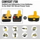 thumbnail image 3 of 2025 New Dm18d Dca1820 Battery Adapter With Usb For Dewalt 20v/18v For Milwaukee M18 18v Lithium Battery Dcb204 Dcb205 Converter For Dewalt 18v/20v Ni, 3 of 4