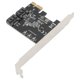 thumbnail image 3 of Tarjeta de expansión PCIE a SATA de 6 Gbps con rendimiento estable Tarjeta de expansión PCIE a 2 SATA3.0 para computadora de escritorio, 3 of 5