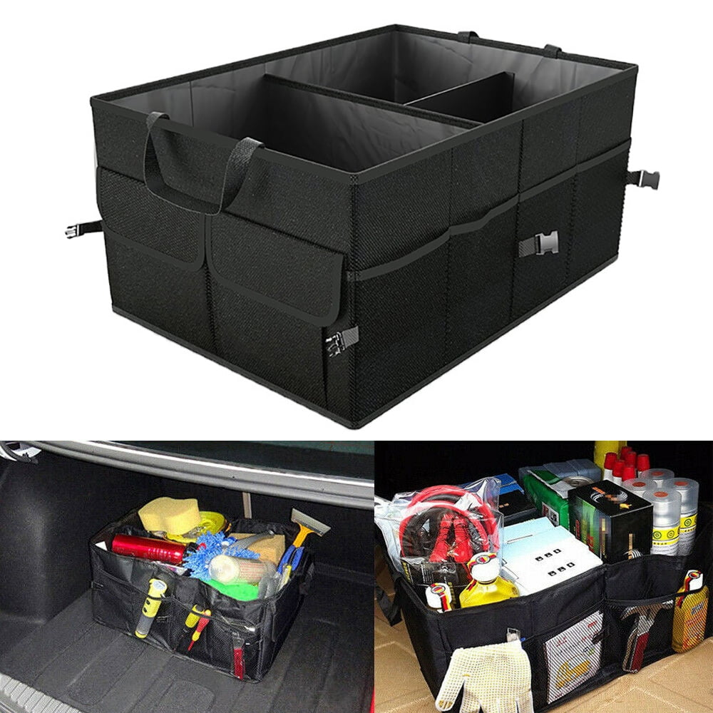 Eagle Trunk Organizer Storage Bin Bag Collapsible Fold Grocery Caddy