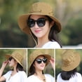 thumbnail image 4 of Happy date Sun Hat Women/Men, Fishing Hat with UPF 50+ UV Protection Wide Brim Bucket Hat, 4 of 7