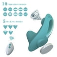thumbnail image 3 of liyafei Portable Butterfly Vibrators for Women, Quiet Sex Toy for Women, Clitoris Stimulator with 7 Tongue Lick Modes, 7 Vibration Modes, Shock Function, Magnetic Clip and Remote Control, 3 of 5