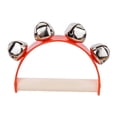thumbnail image 3 of Tambor de instrumento de percusión de s de madera para fiestas, vacaciones, , niñas, regalos Rojo Yuyangstore Pulsera campanilla, 3 of 8