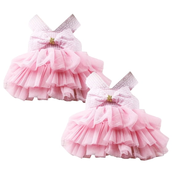 2Pack Deal Countdown! Pet Spring Summer Breathable Skirt Dog Cat Clothing Pet Clothes Birthday Gift For Pet Dog Cat L