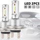 thumbnail image 1 of Muyoka 2 uds luces antiniebla H7 bombillas de luz antiniebla LED 12/24V 70W 6500K bombillas de luz antiniebla delantera de motocicleta 800LM IP68 bombillas de luz antiniebla impermeables para coches b Muyoka Hogar, 1 of 7
