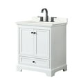 thumbnail image 7 of Wyndham Collection Wcs202030s-Qtz-Us3mxx Deborah 30" Free Standing Single Basin Vanity Set, 7 of 7