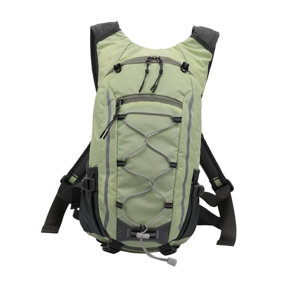 Mochila de camping y ciclismo de 13 litros, ergonómica, resistente al agua, para hombre y mujer. Verde claro