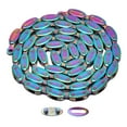 thumbnail image 2 of Single Speed Bike Chain, 100 Links Bike Chain Easy To Install Rugby Design High Strength  for Fixed Gear Bike, 2 of 7