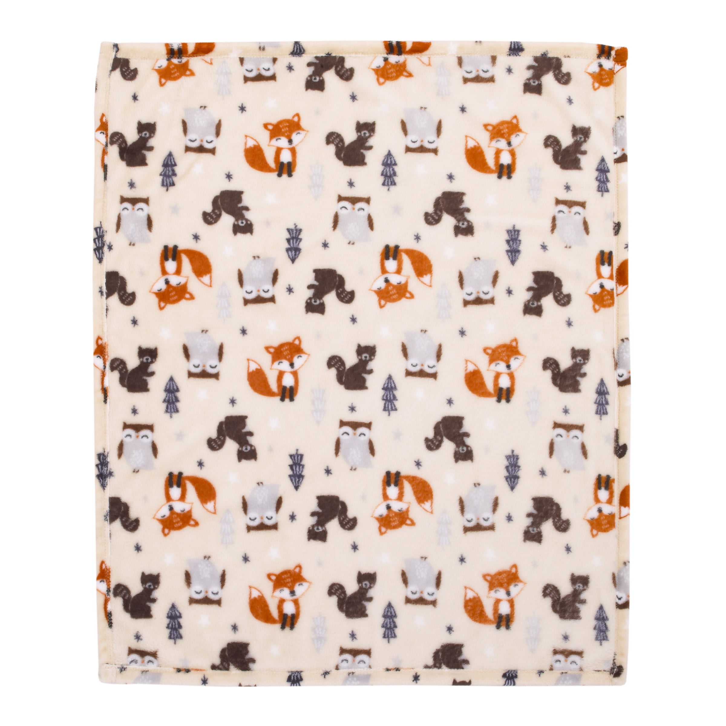 Parent s Choice Fox Woodland Baby Blanket 30x36 inches