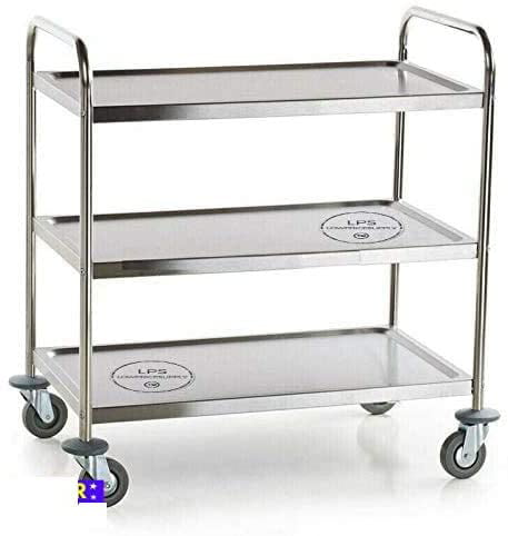 33 3/4 X 21 X 37 for sale online Choice Knocked Down 18 Gauge Stainless Steel 2 Shelf Utility Cart 