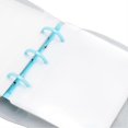 thumbnail image 3 of Classeur de défi d'épargne 1000, mini classeur budgétaire réutilisable en PVC polyvalent avec autocollant pour la gestion de l'argent, bleu, 3 of 4